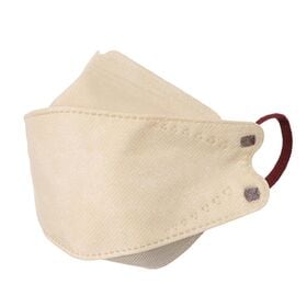 【サンドベージュ・大人用／20枚】立体バイカラーマスク