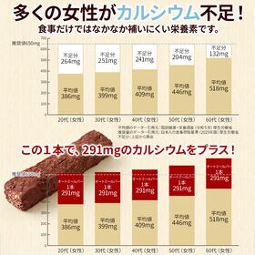 オートミールバーカルシウムプラス(チョコ）10本