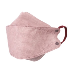 【ライラックアッシュ・大人用／100枚】立体バイカラーマスク