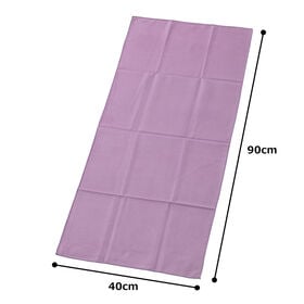 アスカタオル サラッとドライ フェイスタオル 40cm×90cm【パープル】