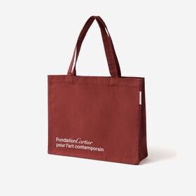 【Rust（茶色）】カルティエ美術館限定 コットン トートバッグ | 昨年10月パリにオープン! Fondation Cartier公式アイテム