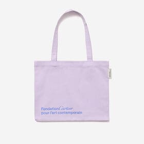 【ライラック】カルティエ美術館限定 コットン トートバッグ