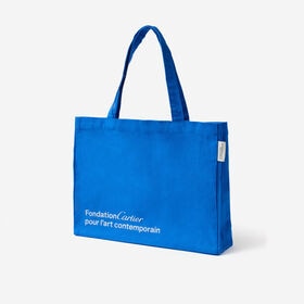 【エレクトリックブルー】カルティエ美術館限定 コットン トートバッグ | 昨年10月パリにオープン! Fondation Cartier公式アイテム