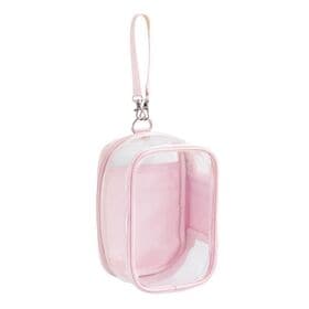 【薄ピンク】クリアぬいポーチ | お気に入りのぬいぐるみとおでかけ♪