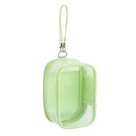 【グリーン】クリアぬいポーチ | お気に入りのぬいぐるみとおでかけ♪