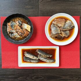 【青森八戸名産】海鮮 さば・いわし・にしん うま煮5パックセット