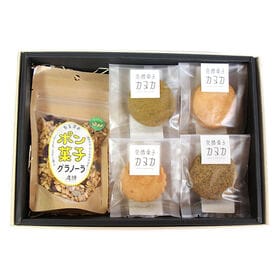 地元で人気のこだわり自家製グラノーラとクッキー4種の身体にやさしいお菓子ギフトセット【5種・計9コ】