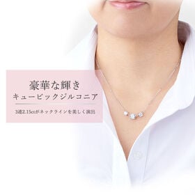 【日替わり数量限定】煌く「スリーストーン磁気ネックレス」両吊タイプ【先行チケット利用NG】