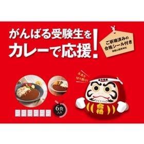 【賞味期限要確認】【6食入】受験生応援ビーフカレー BC-17T