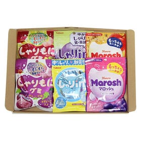 シャリシャリ系食感グミ 食べ比べセット【6コ】