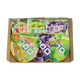 もぎたての果実感！フルーティ系グミ 食べ比べセット【6コ】