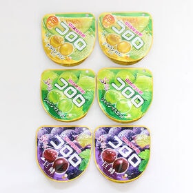 【6コ】UHA味覚糖 コロロ3種セット（クラウンメロン・巨峰・シャインマスカット）