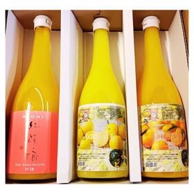 【720ml×3本】紅花娘・媛小春・ミックスジュース3本セット(100％生絞り)【熨斗可】 | 先駆者農園が作った希少ミカンのトリプルセット。100%生絞りジュース！！