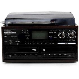 WINTECH スピーカー搭載ダブルCD(書込対応)マルチオーディオプレーヤー