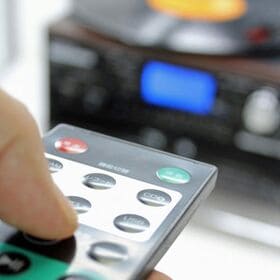 WINTECH スピーカー搭載ダブルCD(書込対応)マルチオーディオプレーヤー