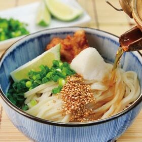 ＜シンプル百科＞【6食】讃岐生うどんだし醤油付き