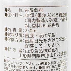 【250ml×60缶】SUN&LIV 山形パインサイダー　山形県 ご当地サイダー〈山形食品〉