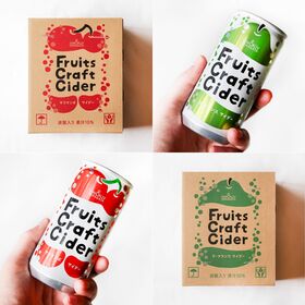 【200ml×アソート60缶】フルーツクラフトサイダー（サクランボ／ラ・フランス）山形食品
