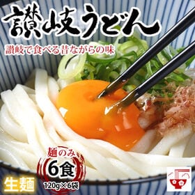 【6食(120g×6袋)】讃岐うどん 本場讃岐伝統の味