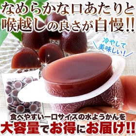 【50個入り×9袋】なめらかな口あたりと喉越しの良さ!!【お徳用】ひとくちミニ水ようかん