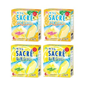 【計24本/(6本入り×1箱)×2種各2箱ずつ】サクレレモンバーマルチ・サクレパインバーセット