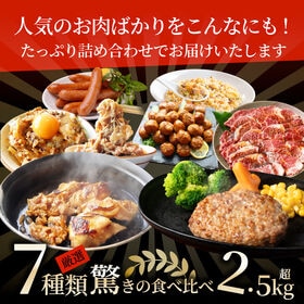 【7種/約2.5kg】MARU得 肉の福袋  冷凍おかずセット