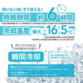【日替わり数量限定】【8個入(4個入×2セット)】ロングCOLD PACK【先行チケット利用NG】