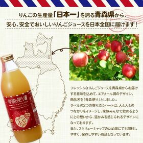 アオレン 青森便り ふじ 密閉搾り 1000ml×6本