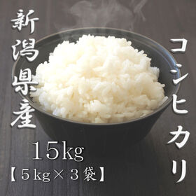 【計15kg/5kg×3袋】[精米] 令和7年産 新潟県産コシヒカリ 白米