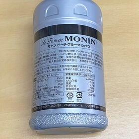 【4本入り1箱】モナン ピーチ・フルーツミックス 1L ノンアルコール割り材