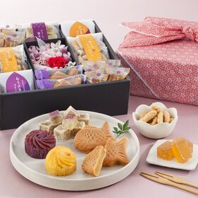 【賞味期限間近】お芋づくし 心ばかり(M-YJ-ASP) 箱入りのお花付き♪