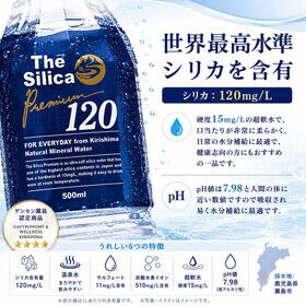 【500ml48本】温泉水 The Silica Premium120