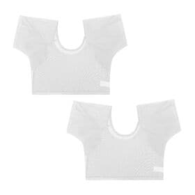 【白2枚/Lサイズ】女性用汗取りインナー | 気になる脇汗をケアするシームレスインナー