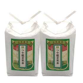 【計20包/10包×2袋】桑名園本店 つや姫玄米茶