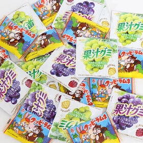 明治 果汁グミミニ（グレープ・マスカット）とクッピーラムネセット【計22コ】