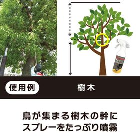ニッショウ機器 【2個セット】鳥よけ スプレー270ml カラス・鳩・ムクドリに