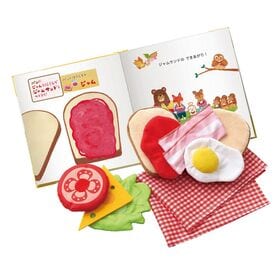 しょくぱんくんとサンドイッチ　絵本とおもちゃセット【熨斗可】 | 絵本とおもちゃがセットになった、えほんトイっしょシリーズ。