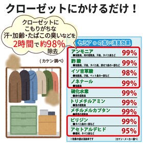 強力消臭＆除湿シート　クローゼット用（2枚入り）※日本製