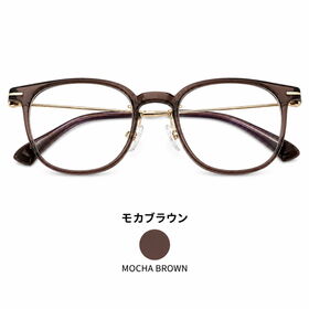 【モカブラウン／中度  ＋0.00から＋2.50】累進多焦点シニアグラス  ビューフリーグラス