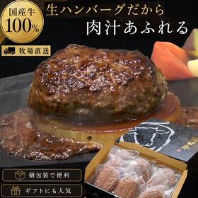 30個【牧場直送】この華牛 生ハンバーグ