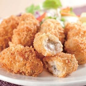 【20個入り/計700g】広島産 大粒のかきフライ／広島産の大粒かきを使いころもは焙焼パン粉を使用♪