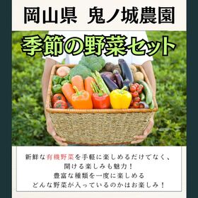 【7種約5kg】岡山県産 鬼ノ城農園おまかせ有機野菜セット