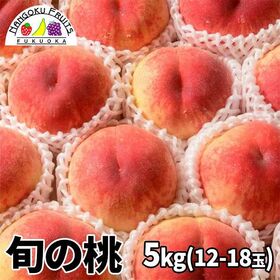 【予約受付】6月下旬~順次出荷【山梨 他】5kg　旬の桃