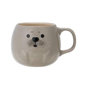 【アザラシ】ぽってりマグ | 海で人気の動物立ちがぽってり丸くてかわいいマグになりました