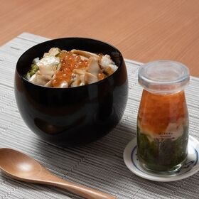 【瓶ドン5本セット】アワビ・ウニ・サーモン・たこ・いか 各1本　ご飯にのせるだけで絶品海鮮丼！