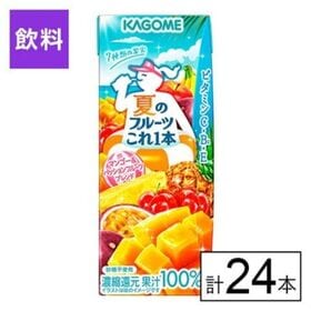 カゴメ 夏のフルーツこれ一本 マンゴー＆パッションフルーツブレンド 200ml×24本