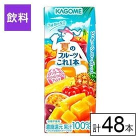 カゴメ 夏のフルーツこれ一本 マンゴー＆パッションフルーツブレンド 200ml×48本
