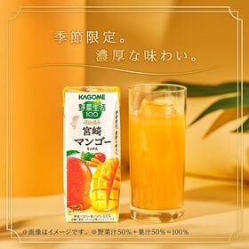 カゴメ 野菜生活100 本日の逸品 宮崎マンゴーミックス 195ml×24本