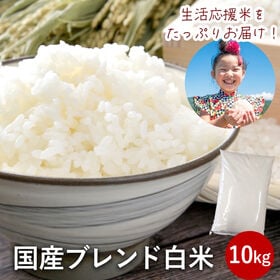 【10kg】生活応援米 精米 国産ブレンド米
