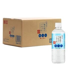 【500mL×24本】島根県金城町 金城の華／純天然アルカリイオン水 シリカ KFG ペットボトル